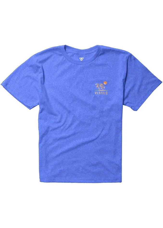 Clothing Youth Ground Swell Boys Tee RYH 8211 Royal Heather Vissla