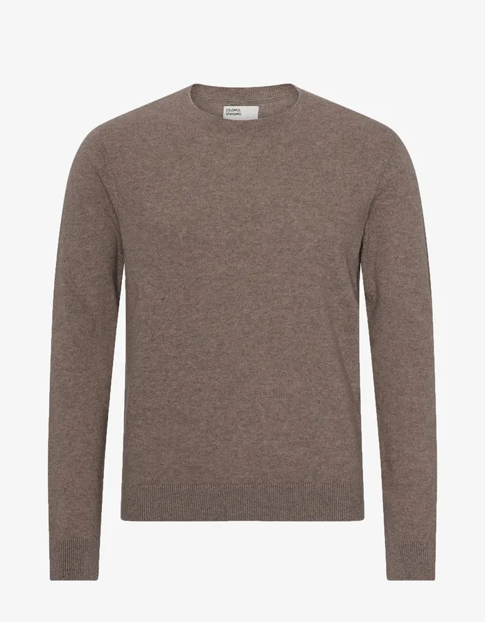 Colorfulstandard Knit Sweaters Men Light Merino Wool Crew 8211 Warm Taupe