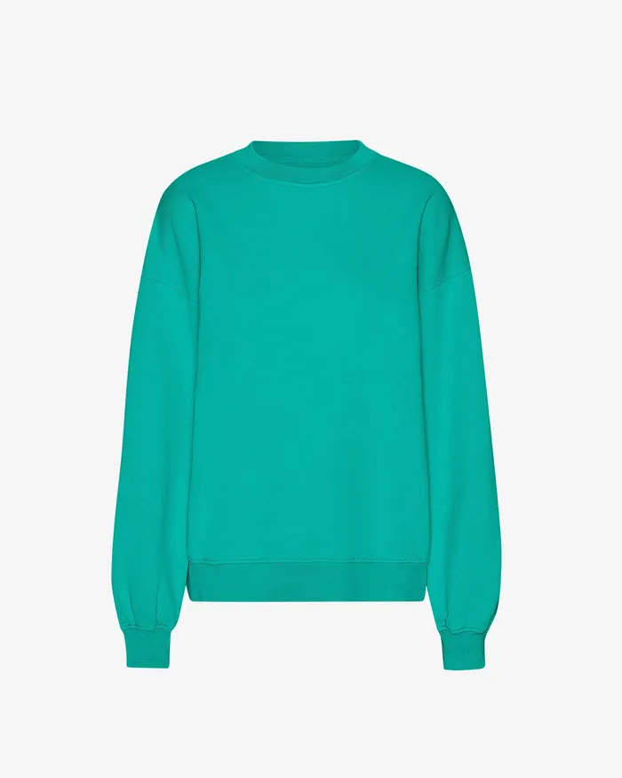 Colorfulstandard Organic Oversized Crew 8211 Tropical Sea Women Crewneck Sweatshirts