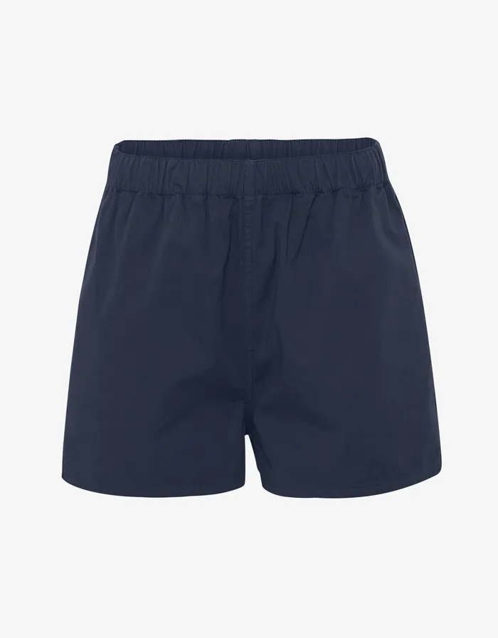 Colorfulstandard Shorts Women Women Organic Twill Shorts 8211 Navy Blue