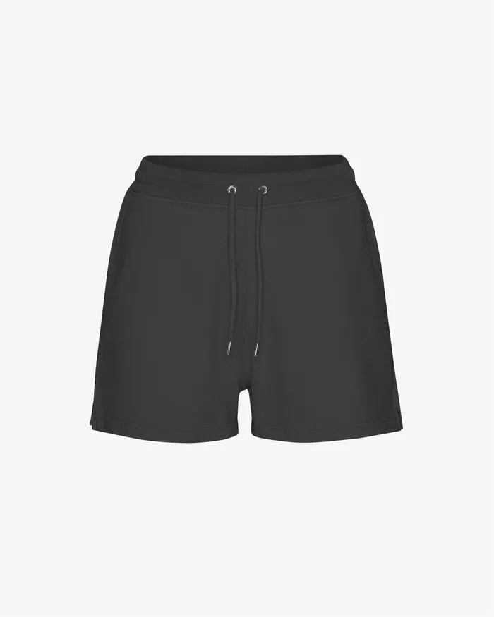 Colorfulstandard Women Organic Sweatshorts 8211 Deep Black Women Shorts