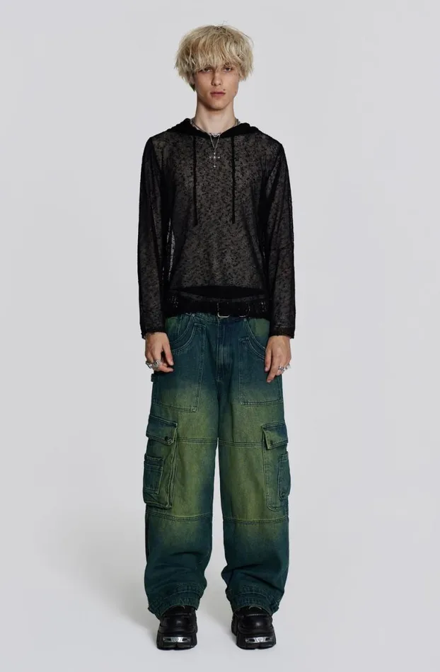 Colossus Jeans MenWomen Jaded London Sandblast Monster Cargo Jeans