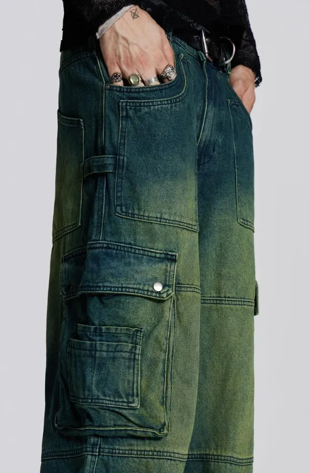 Colossus Jeans MenWomen Jaded London Sandblast Monster Cargo Jeans