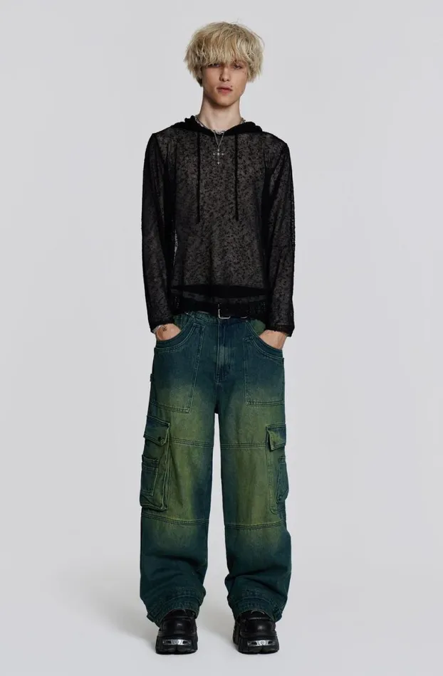 Colossus Jeans MenWomen Jaded London Sandblast Monster Cargo Jeans
