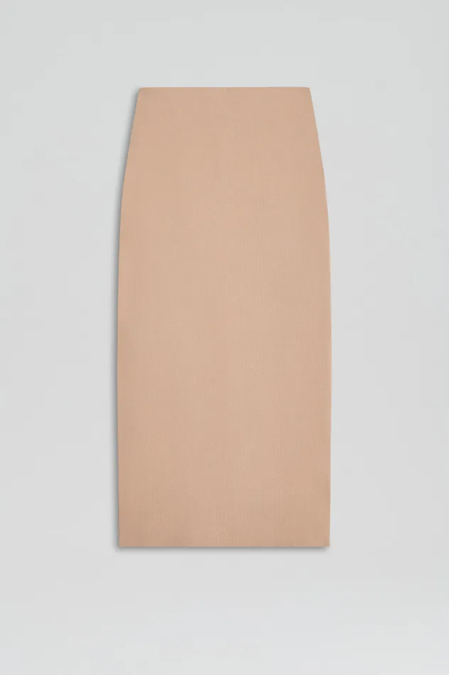 CREPE KNIT PENCIL SKIRT MIDI OAT Women Skirts Scanlan Theodore