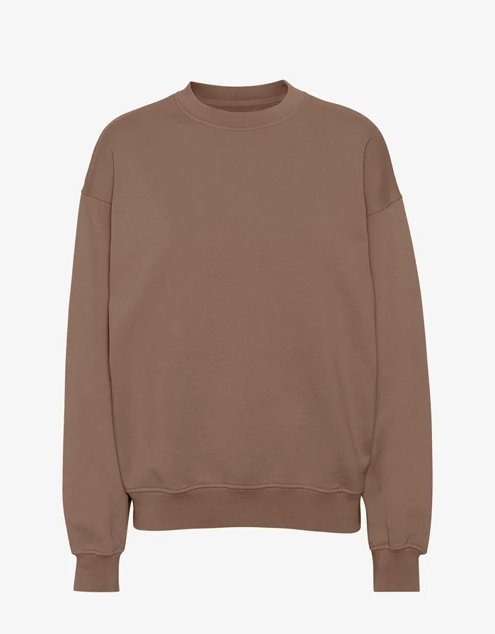 Crewneck Sweatshirts Colorfulstandard Men Organic Oversized Crew 8211 Sahara Camel