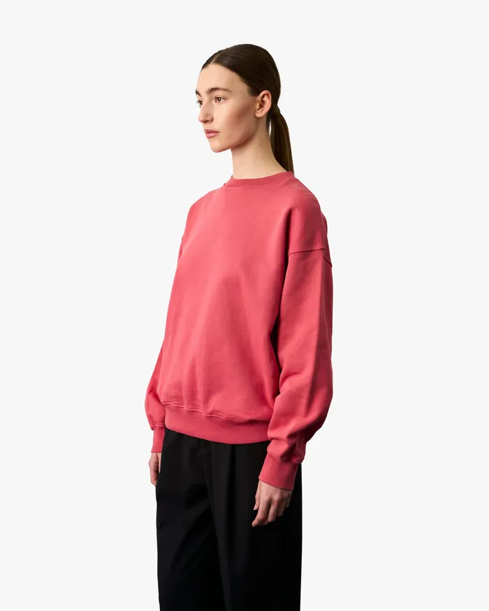 Crewneck Sweatshirts Colorfulstandard Women Organic Oversized Crew 8211 Limestone Grey