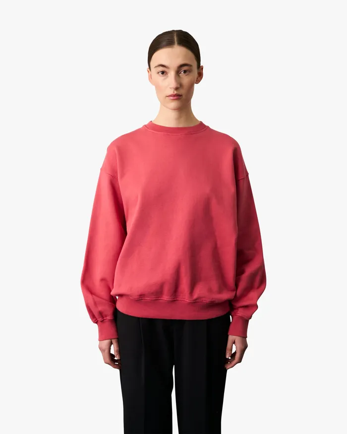 Crewneck Sweatshirts Colorfulstandard Women Organic Oversized Crew 8211 Limestone Grey