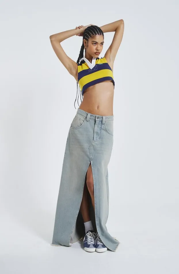 Crop Tops Women Jaded London League Cropped Rugby Vest