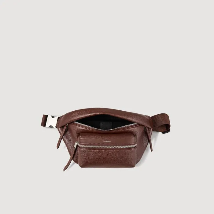 Crossbody Bags Men SANDRO Belt Bag Dark Brown