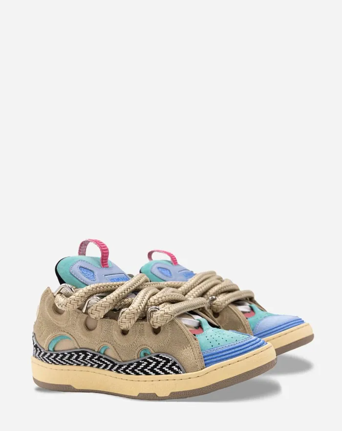 Curb Sneakers By Surgeon For Men Light Blue Men Lanvin Sneakers