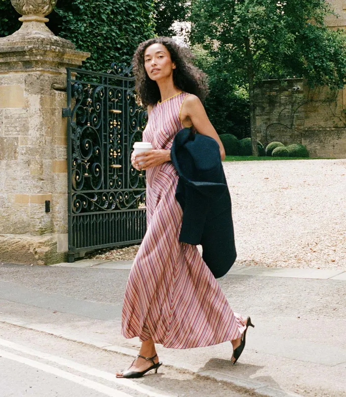 DEN Adelana Dress Le Marais Stripe Women Dresses
