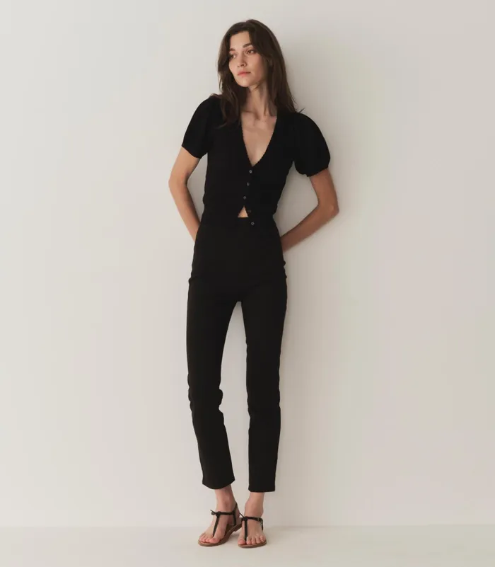 DEN Ambrose Cardigan Black Women Knitwear