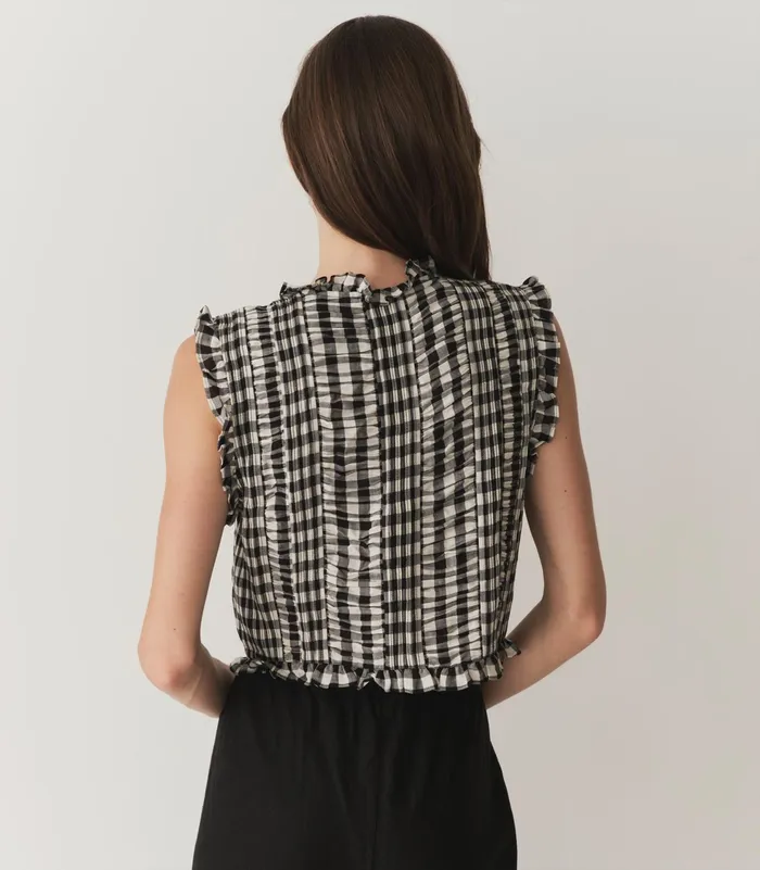 DEN Harietta Top Marilyn Gingham Women Tops