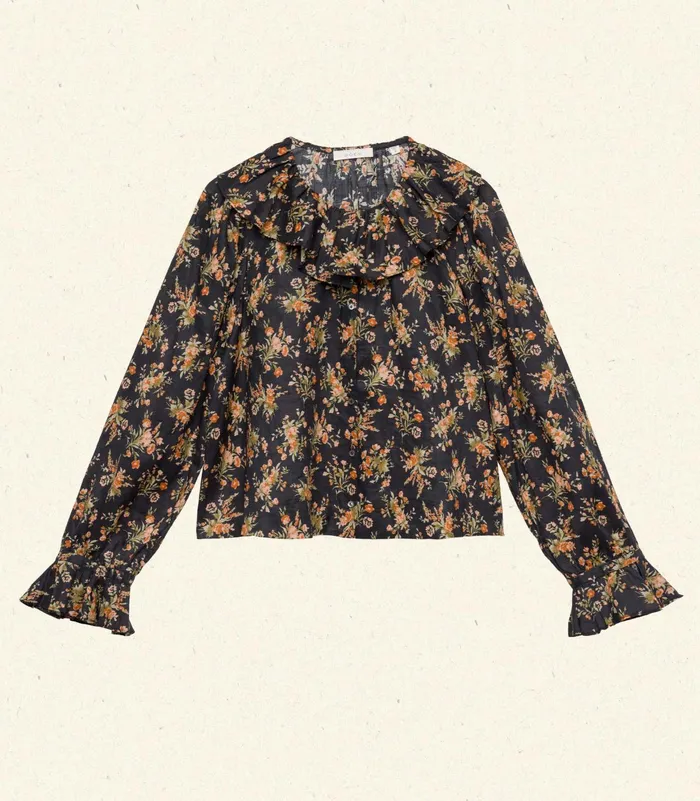 DEN Jamie Top Foxglove Floral Women Tops DEN Jamie Top Foxglove Floral Women Tops
