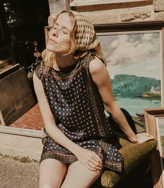 DEN Malia Dress Montmartre Foulard Women Dresses