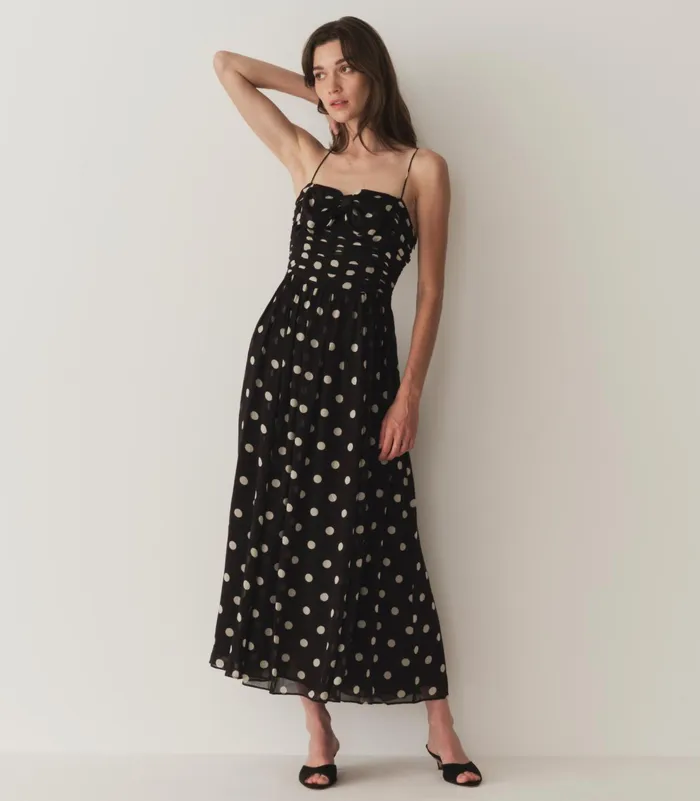 DEN Maryanna Dress Noir Solstice Sky Dot Women Dresses