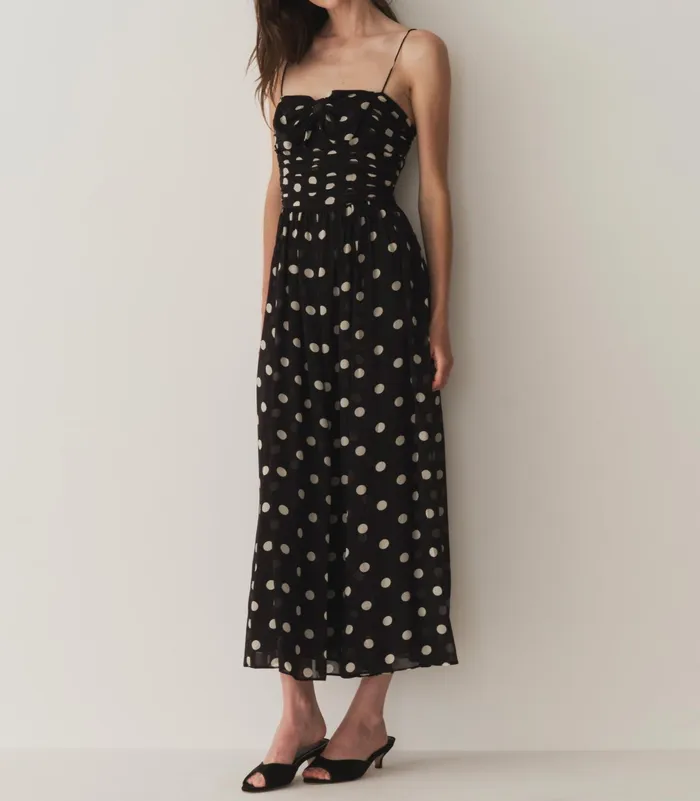 DEN Maryanna Dress Noir Solstice Sky Dot Women Dresses