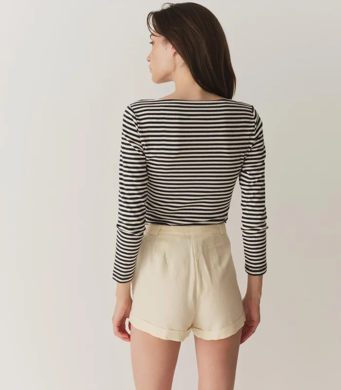 DEN Paulette Tee Nantucket Stripe Women Tees