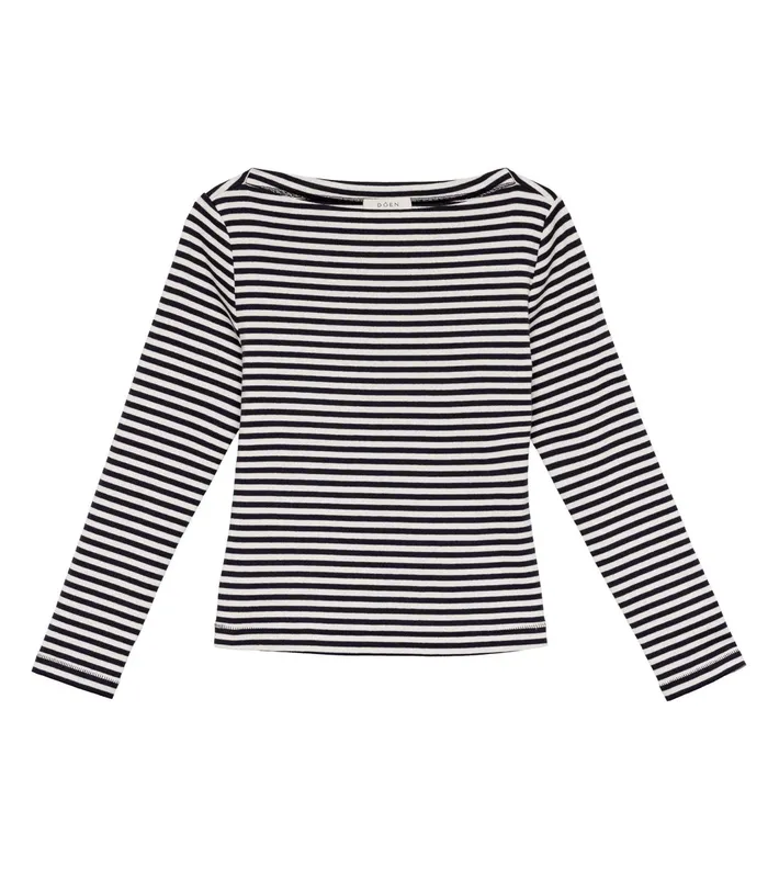 DEN Paulette Tee Nantucket Stripe Women Tees