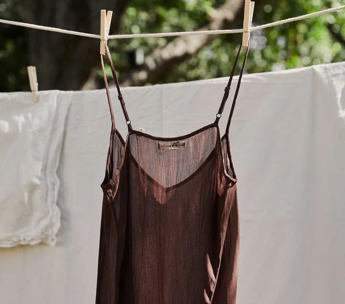 DEN Short Deep VNeck Slip Umber Women Slips DEN Short Deep VNeck Slip Umber Women Slips