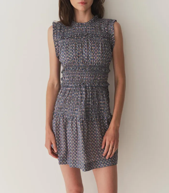 DEN Tracie Dress Dahlia Ikat Women Dresses