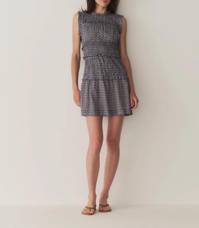 DEN Tracie Dress Dahlia Ikat Women Dresses DEN Tracie Dress Dahlia Ikat Women Dresses