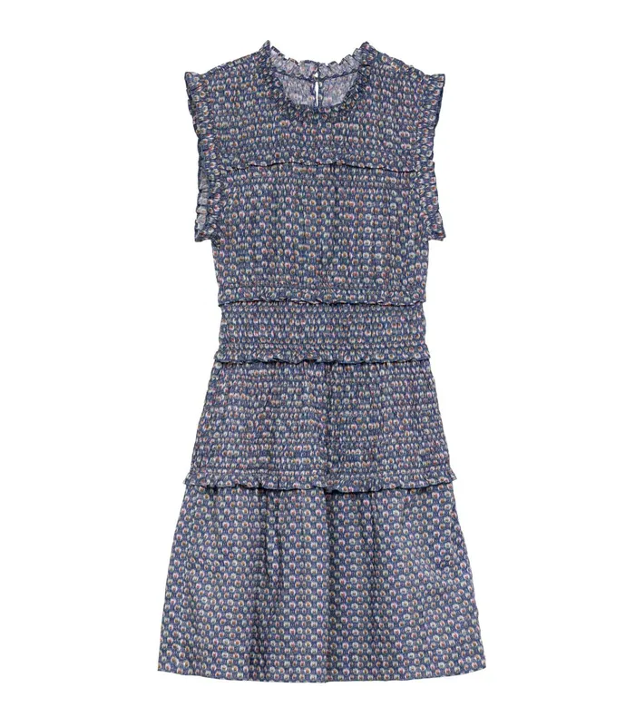 DEN Tracie Dress Dahlia Ikat Women Dresses DEN Tracie Dress Dahlia Ikat Women Dresses