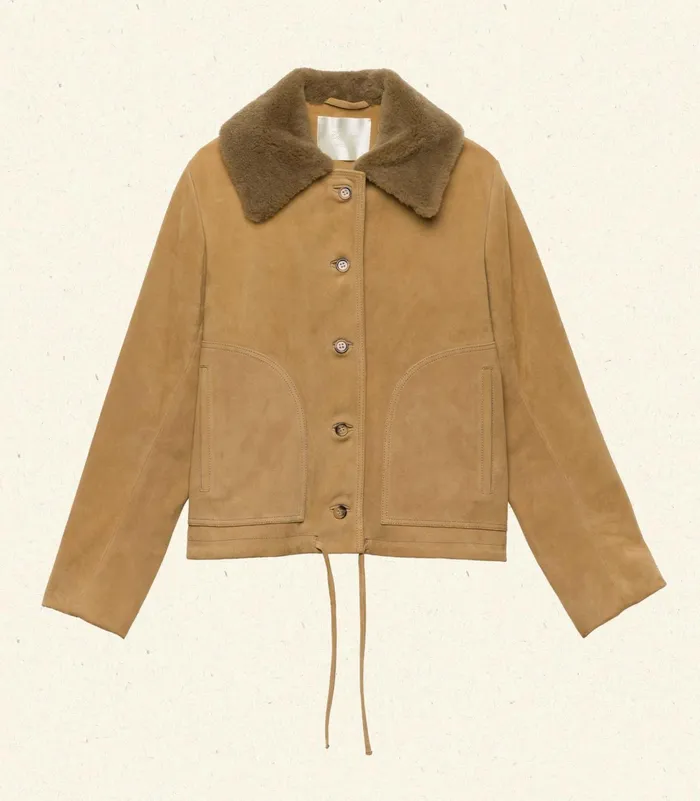 DEN Turner Suede Jacket Stag Women Coats and Jackets DEN Turner Suede Jacket Stag Women Coats and Jackets