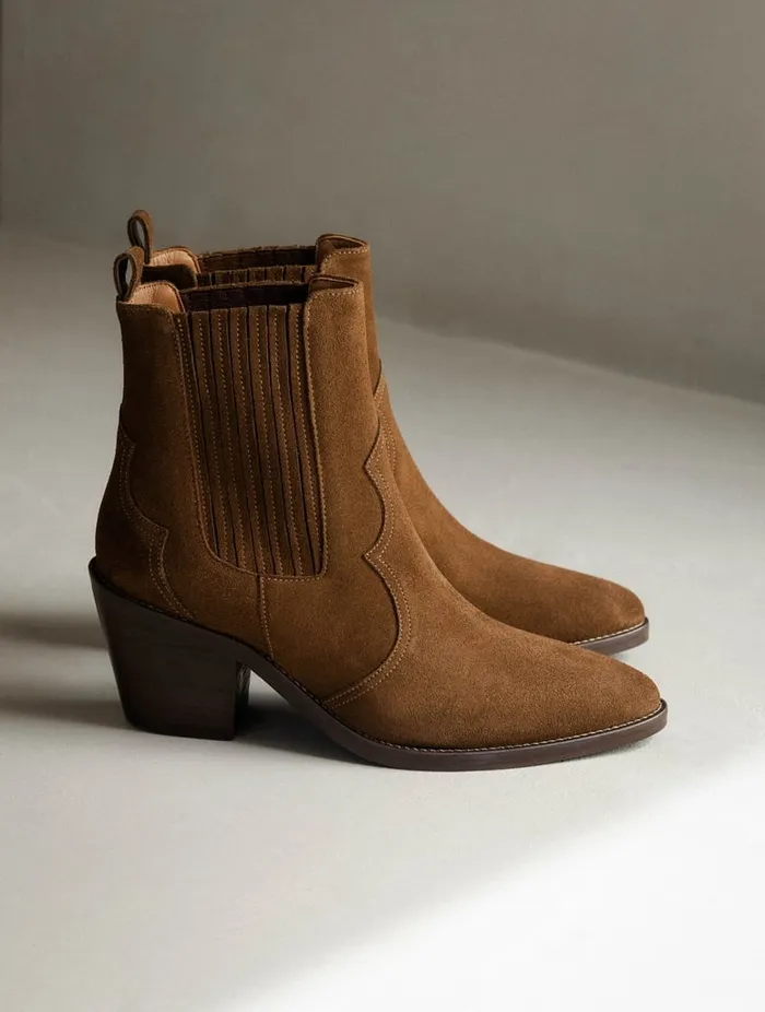 Dakota Rockies Brown Women Bobbies Ankle Boots