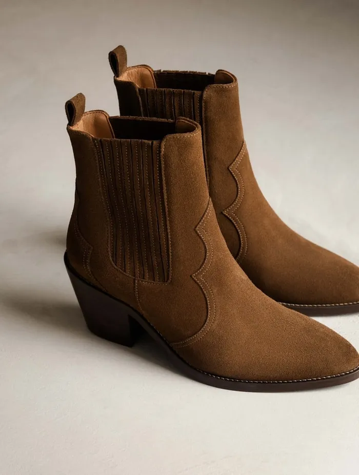 Dakota Rockies Brown Women Bobbies Ankle Boots