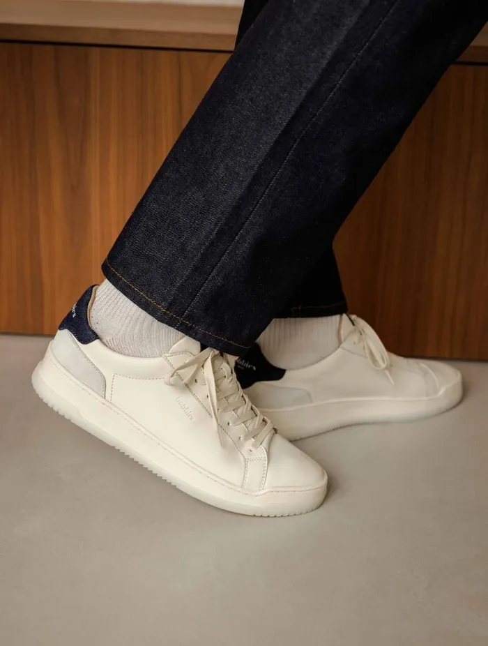 Daniil Cream and Denim Brut Men Bobbies Sneakers