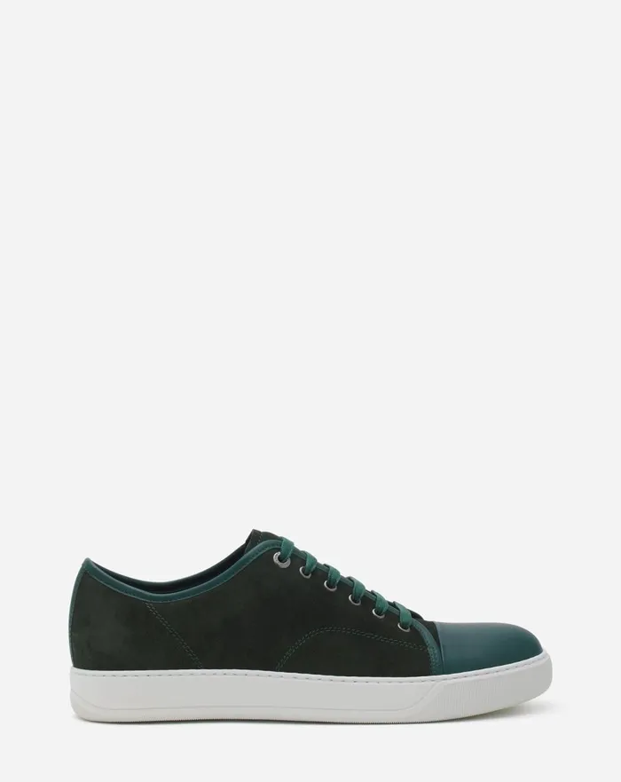 Dbb1 Leather And Suede Sneakers Rangerwhite Men Lanvin Sneakers