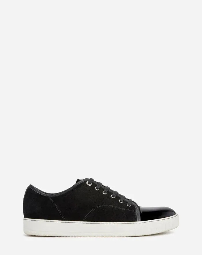 Dbb1 Suede And Patent Leather Sneakers Black Men Lanvin DBB1