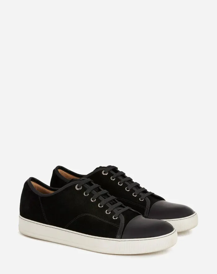 Dbb1 Suede And Patent Leather Sneakers Black Men Lanvin DBB1