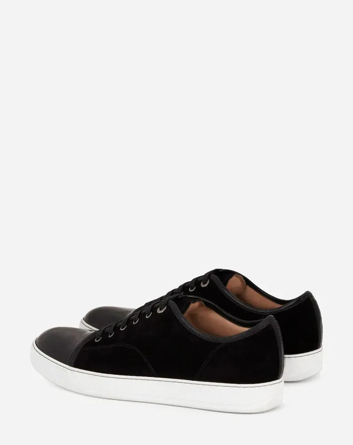 Dbb1 Suede And Patent Leather Sneakers Black Men Lanvin DBB1