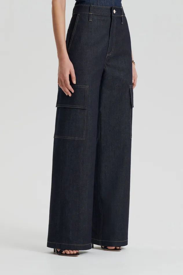 DENIM CARGO JEAN INDIGO 1275 Women Denim Scanlan Theodore