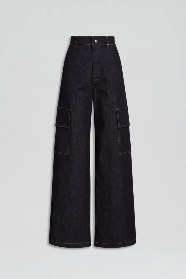 DENIM CARGO JEAN INDIGO 1275 Women Denim Scanlan Theodore