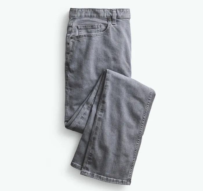 Denim Jeans Gray Wash Men Pants and Jeans Johnston and Murphy
