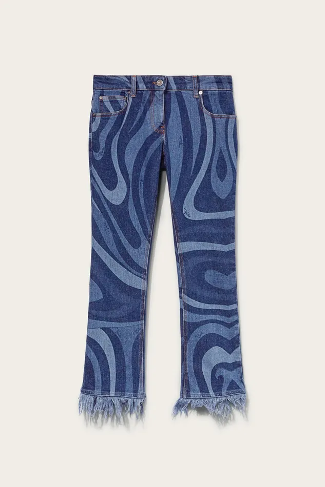 Denim Women PUCCI MarmoPrint Jeans