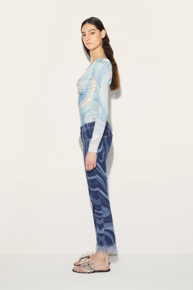 Denim Women PUCCI MarmoPrint Jeans