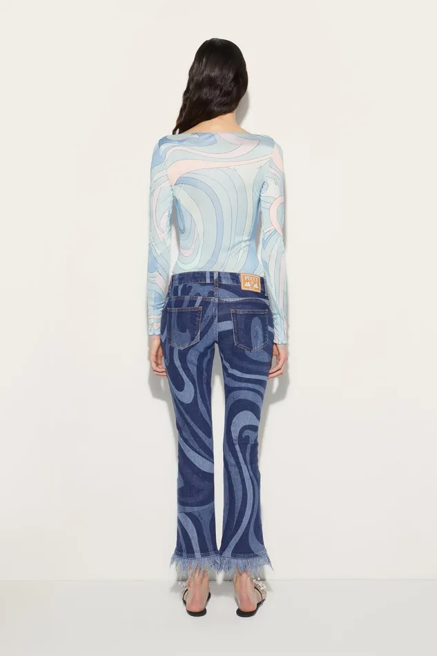 Denim Women PUCCI MarmoPrint Jeans