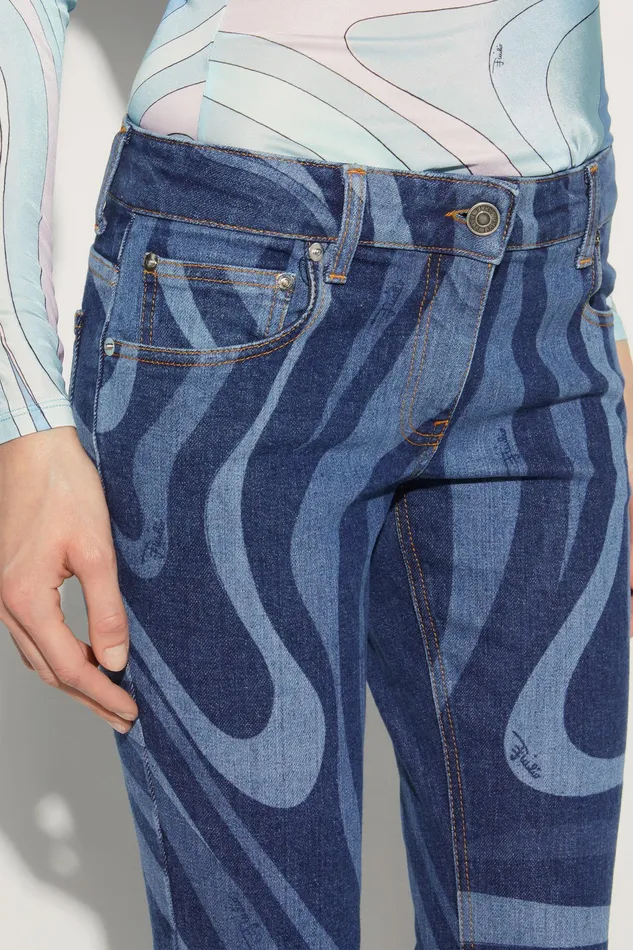 Denim Women PUCCI MarmoPrint Jeans