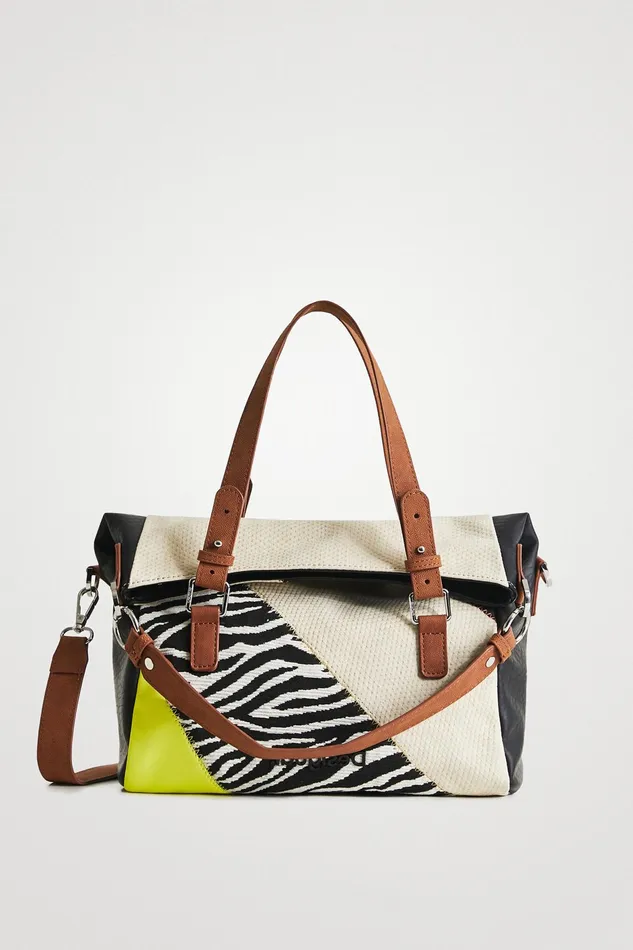 Desigual Animal Patchwork Handbag Women Crossbody Bags