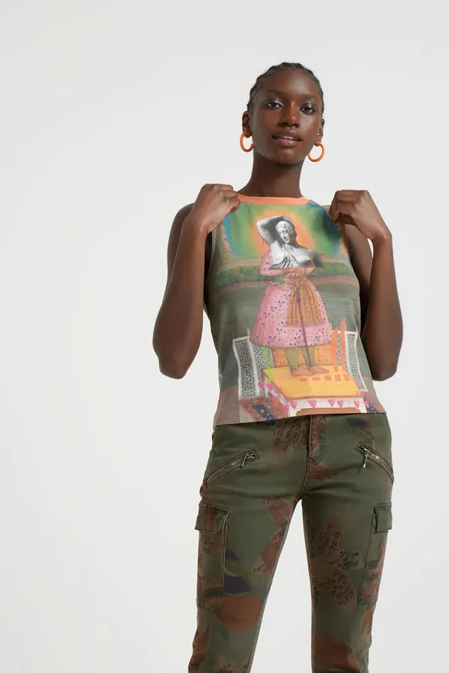 Desigual Arty Knit Tshirt Women Tshirts