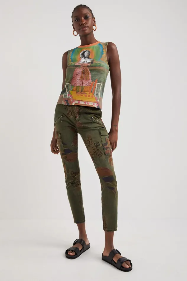 Desigual Arty Knit Tshirt Women Tshirts