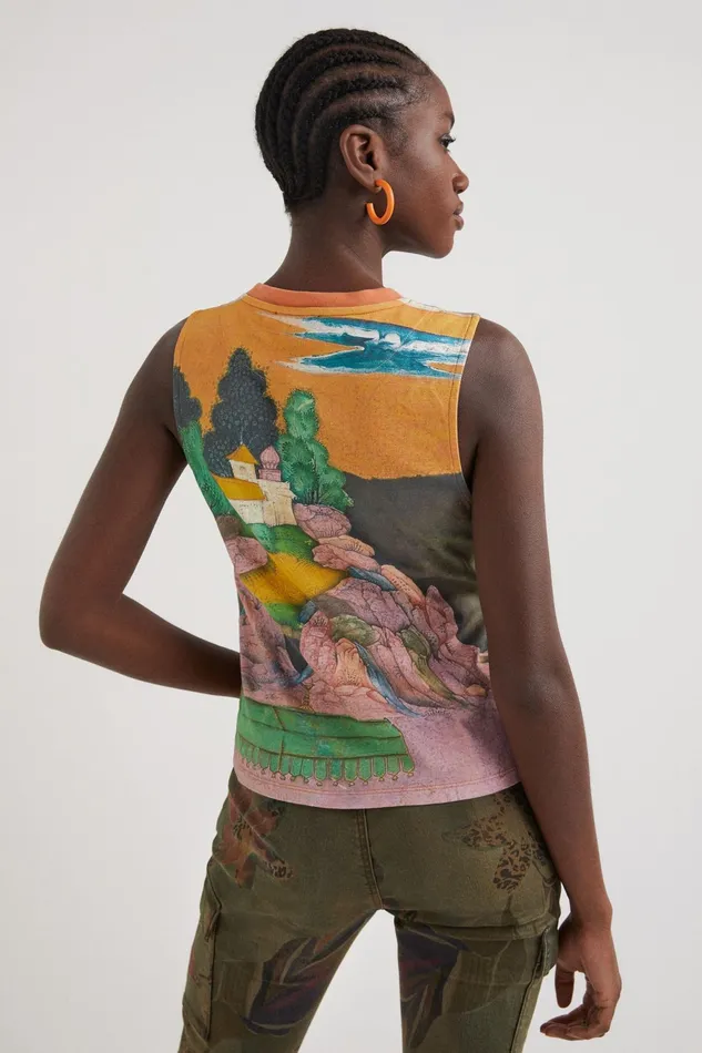 Desigual Arty Knit Tshirt Women Tshirts