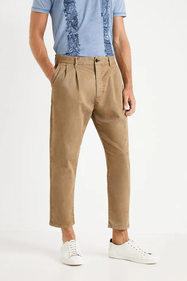 Desigual Comfy Chino Trousers Mens Jeans and Pants