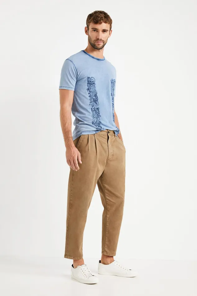 Desigual Comfy Chino Trousers Mens Jeans and Pants