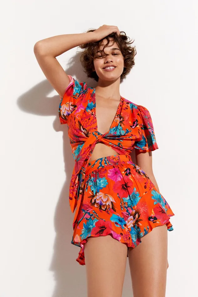 Desigual Coral Skorts Women Swimwear